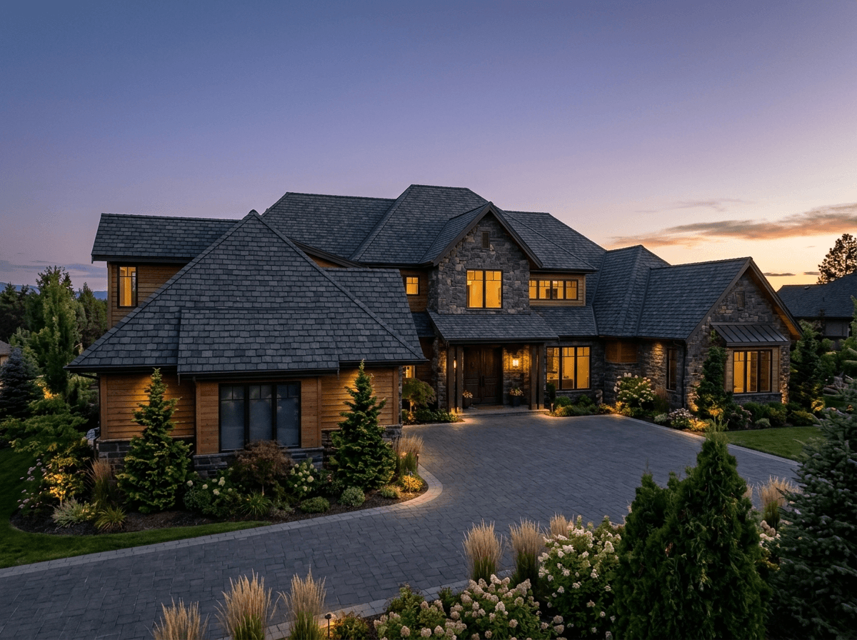 Owens Corning Berkshire Collection roof on a luxury Colorado home